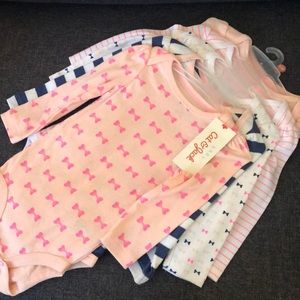 NWT Cat & Jack Long Sleeve Onesies 6-9 months